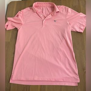 Vineyard Vines Men’s Polo Medium Pink